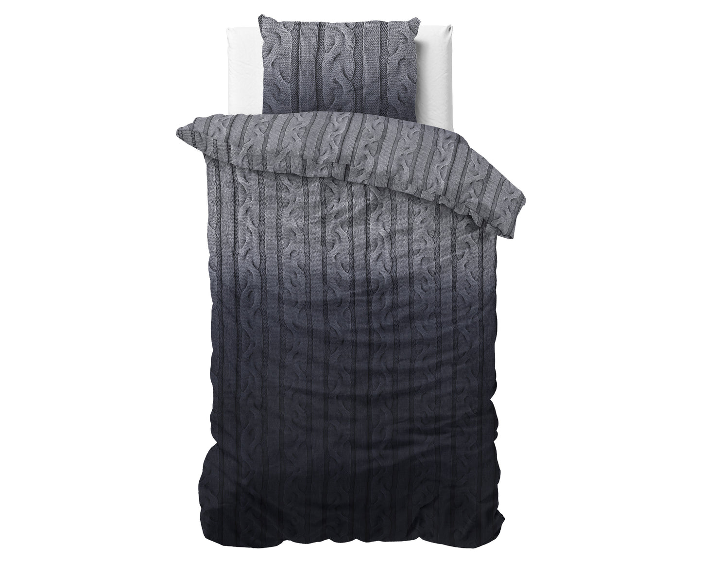 DH Flanel Dante Antraciet 140 x 220