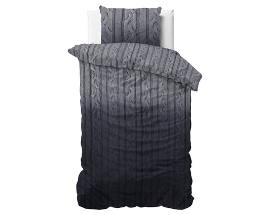 DH Flanel Dante Antraciet 140 x 220
