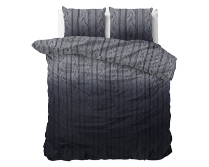 DH Flanel Dante Antraciet 200 x 220