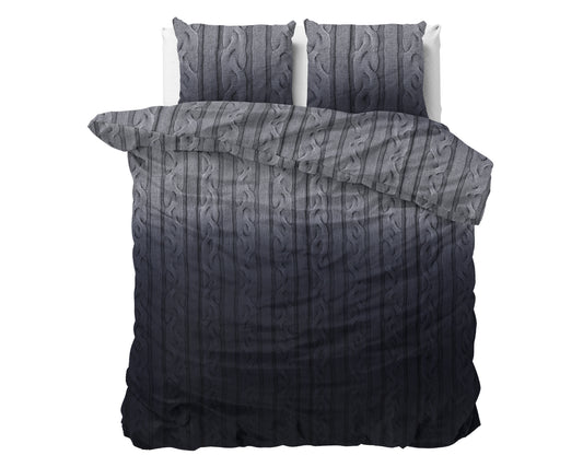 DH Flanel Dante Antraciet 200 x 220