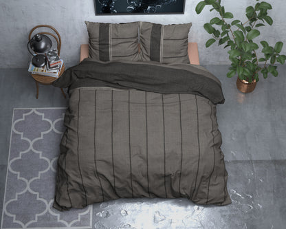 Flanel Kees Taupe 200 x 200/220
