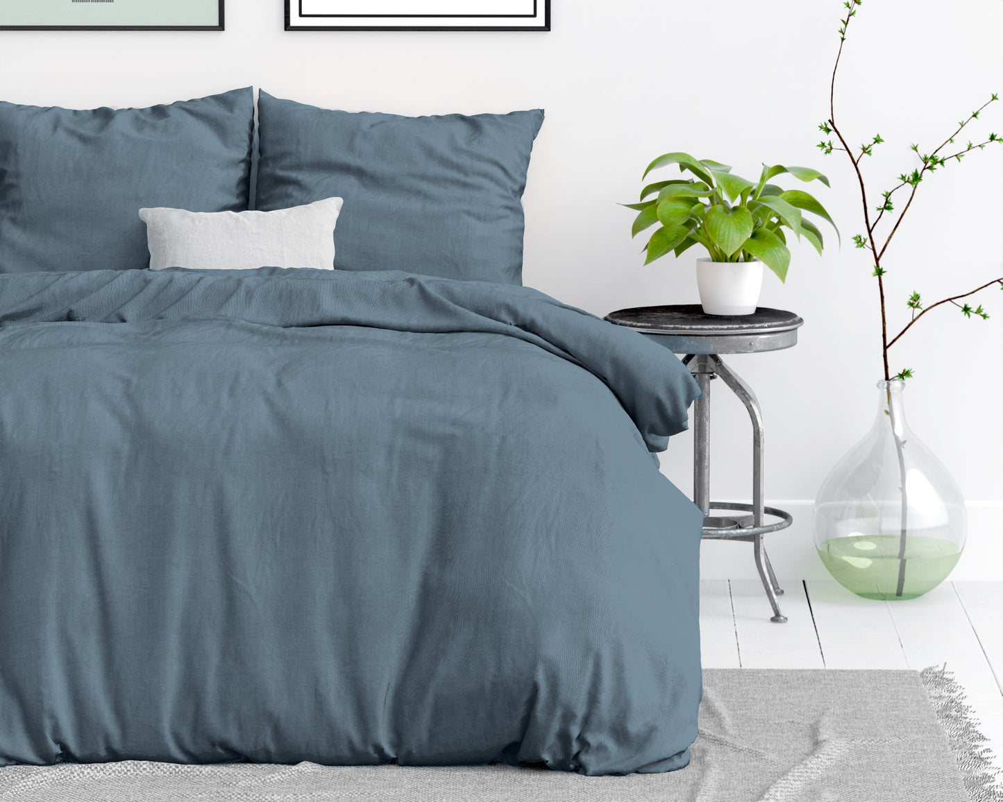 Stone washed Blauw 240 x 200/220