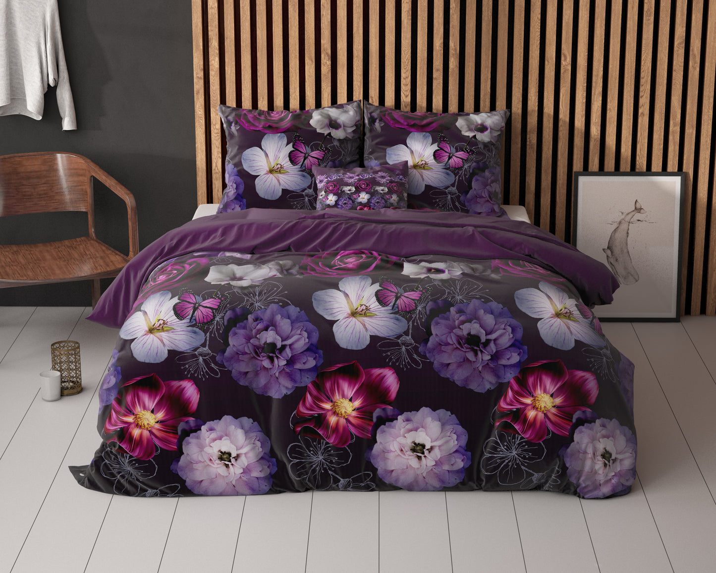 Magic Flower Paars 140 x 220