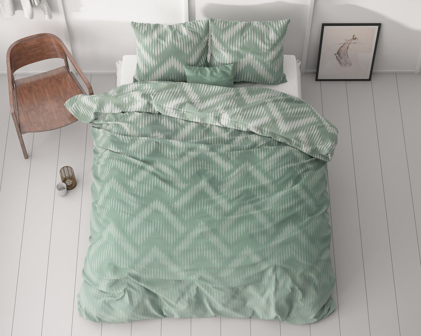 Wavey Shades Groen 200 x 200/220