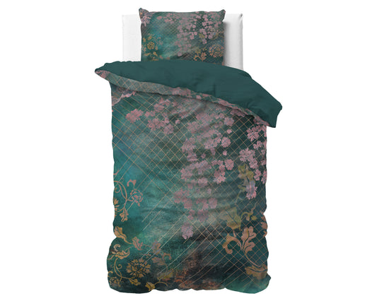 Raddison Flower Groen 140 x 200/220
