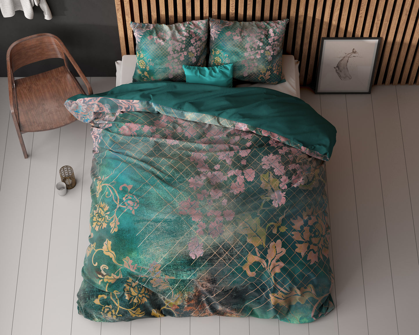 Raddison Flower Groen 240 x 200/220