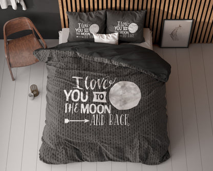 Moon and Back Antraciet 240 x 200/220