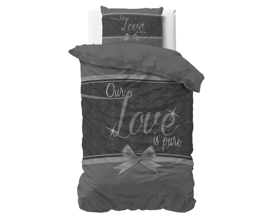 Pure Love Grijs 140 x 200/220