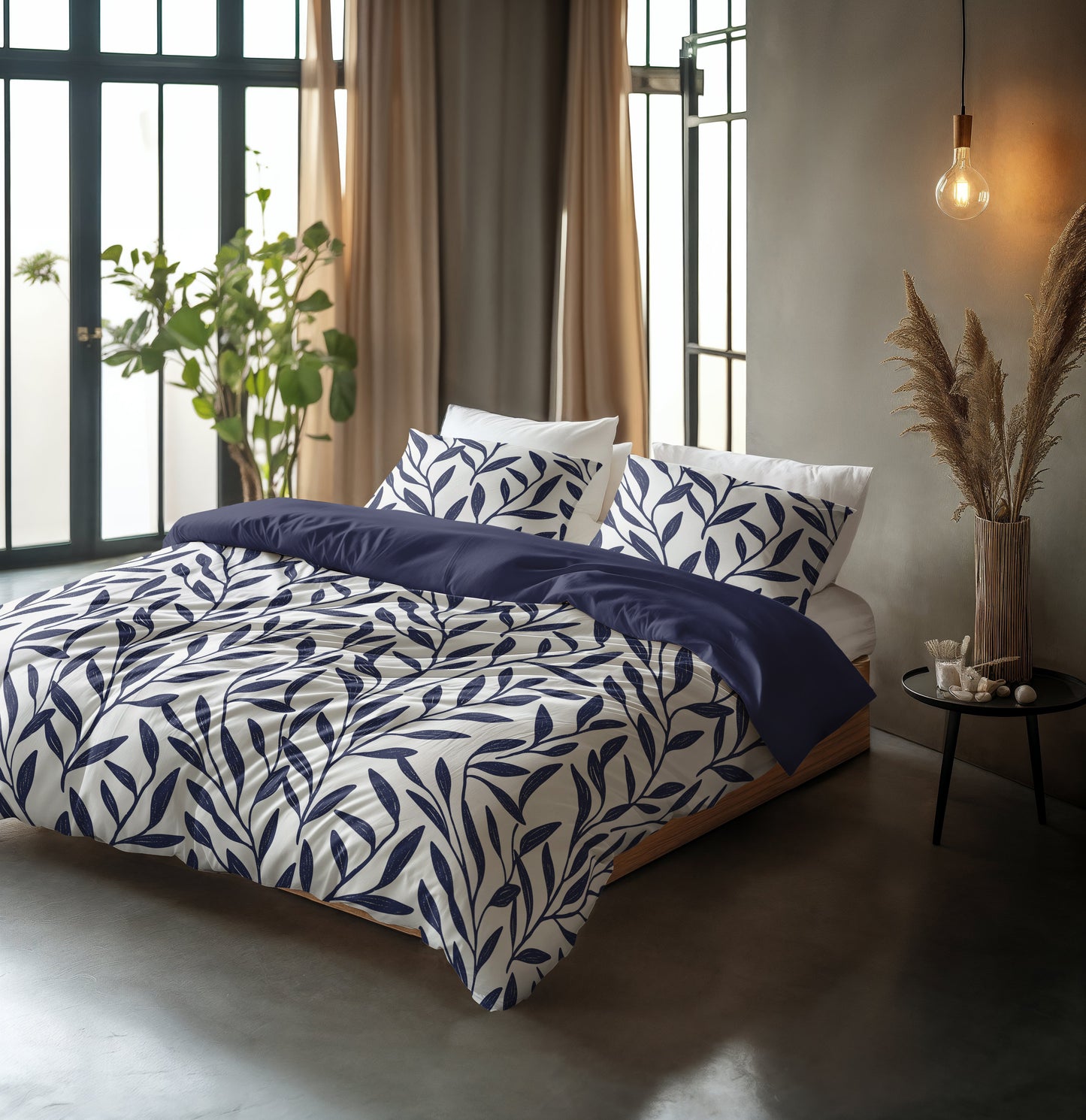 Blue Willow Blauw 240 x 200/220