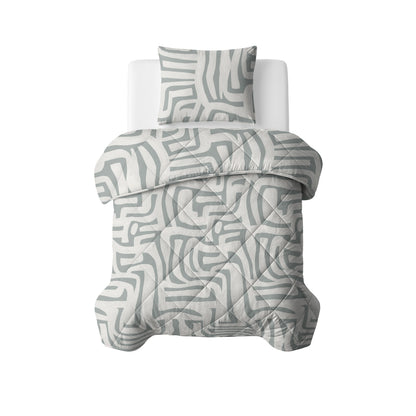 Lazy Dekbed Eran Groen 140 x 200 Met Kussensloop
