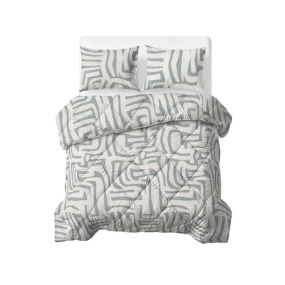 Lazy Dekbed Eran Groen 240 x 200 Met Kussenslopen