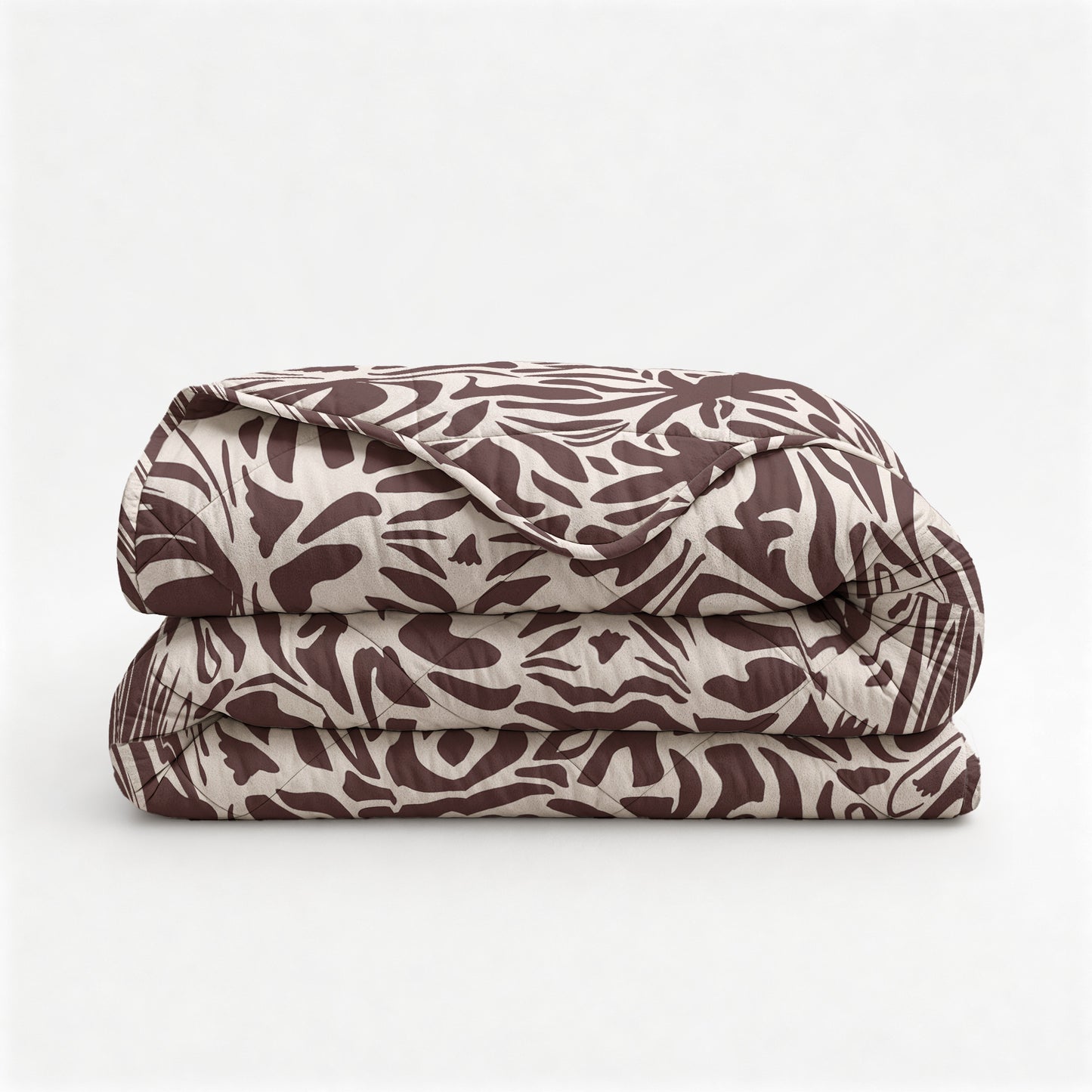 Lazy Dekbed Denzo Rood/Bruin 140 x 200 Met Kussensloop