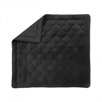 Lazy Dekbed Teddy Zwart 240 x 200 Met Luxe Kussenslopen