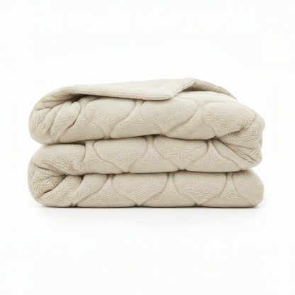Lazy Dekbed Teddy Beige 140 x 200 Met Luxe Kussensloop