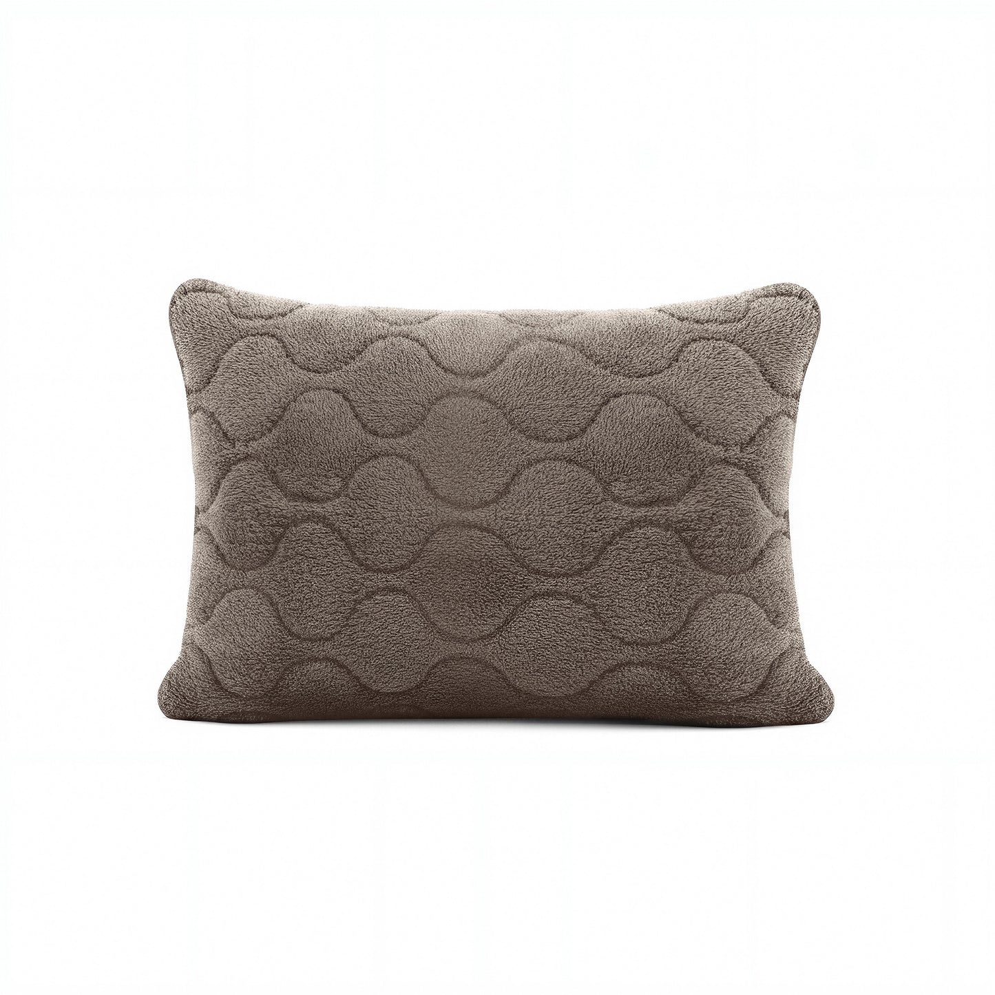 Lazy Dekbed Teddy Taupe/Grijs 140 x 200 Met Kussensloop