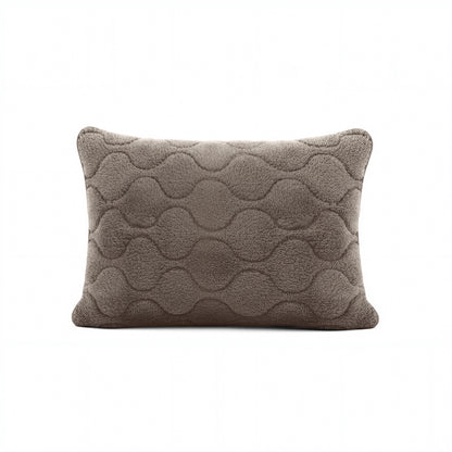 Lazy Dekbed Teddy Taupe/Grijs 140 x 200 Met Kussensloop