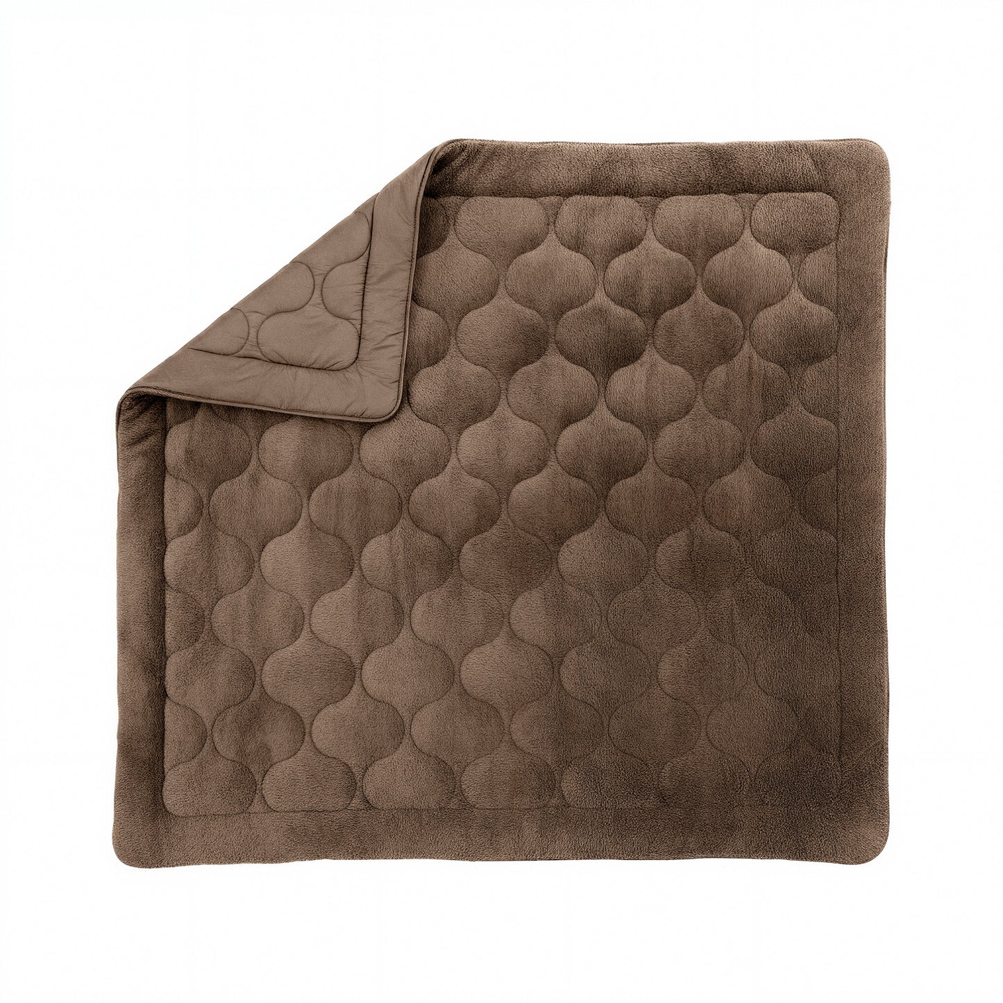 Lazy Dekbed Teddy Taupe/Bruin 200 x 200 Met Luxe Kussenslopen