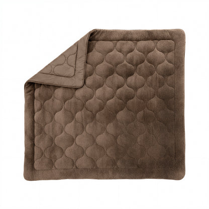 Lazy Dekbed Teddy Taupe/Bruin 200 x 200 Met Luxe Kussenslopen