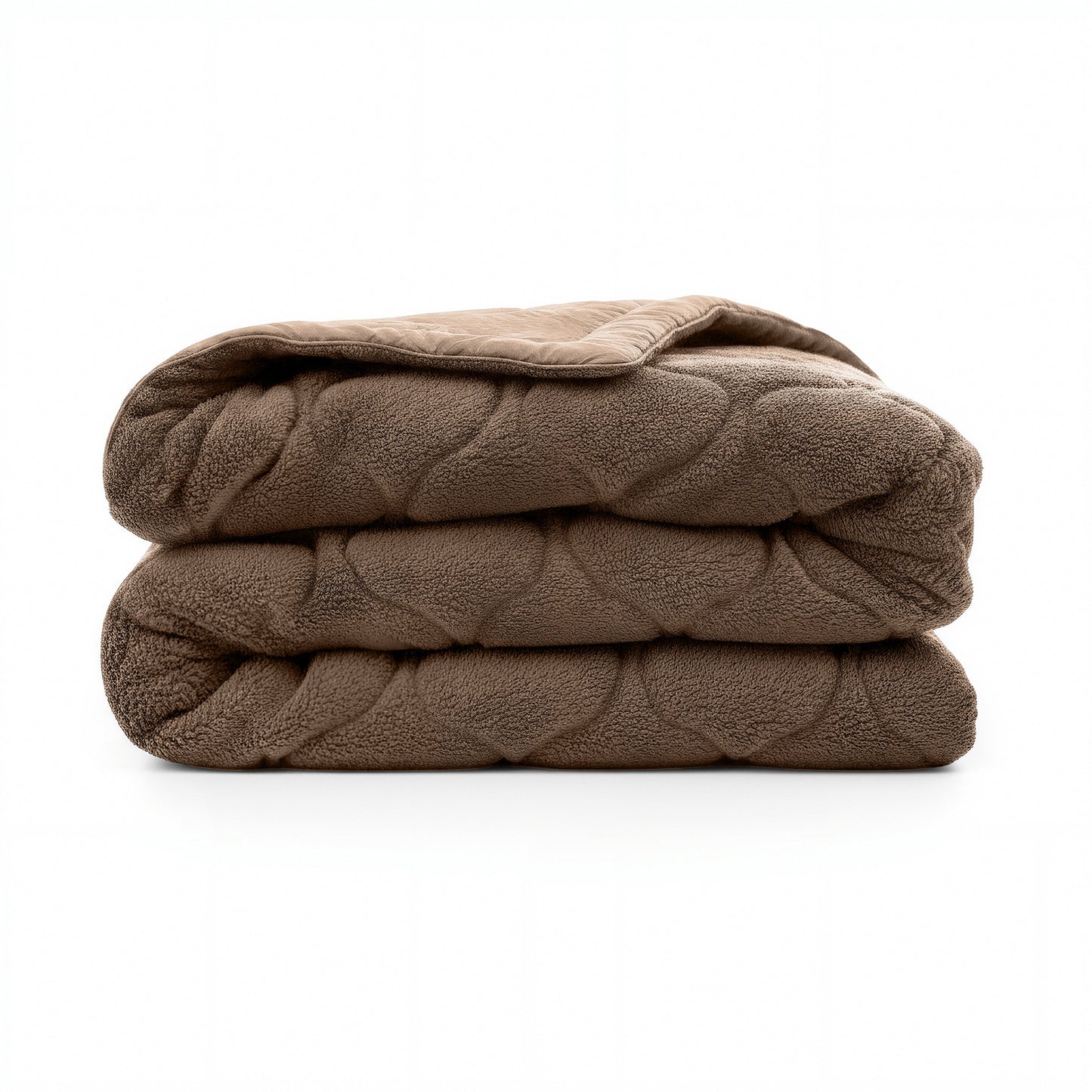Lazy Dekbed Teddy Taupe/Bruin 200 x 200 Met Luxe Kussenslopen