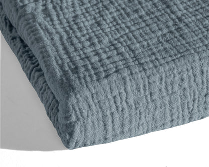 Lazy Dekbed Mousseline Groen 240 x 200 Met Kussenslopen