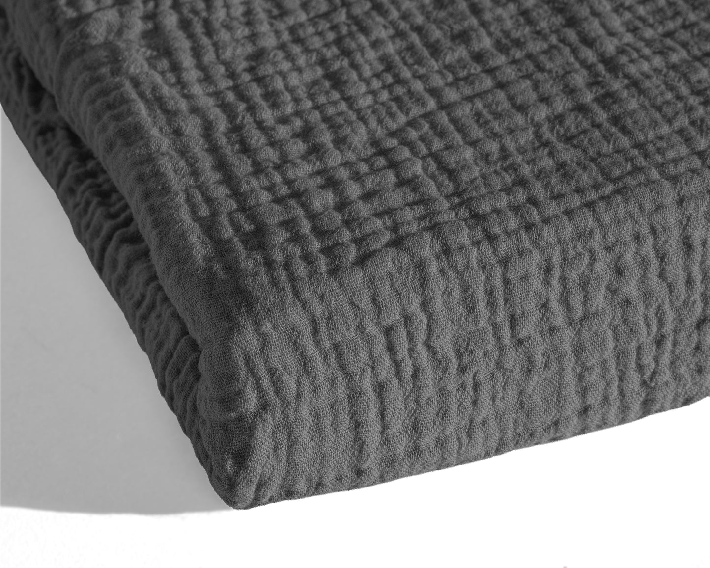 Lazy Dekbed Mousseline Antraciet 240 x 200 Met Kussenslopen
