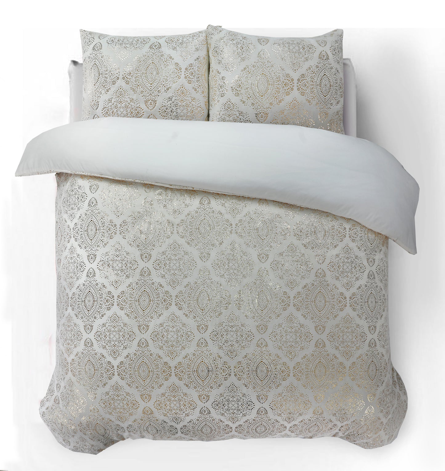 Glamour Flanel Art Foil Creme 140 x 200/220